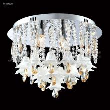 James R Moder 96324S2ME - Murano Collection Flush Mount