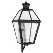 Visual Comfort & Co. Signature Collection CHO 2457BLK-CG - Stratford XL Bracketed Gas Wall Lantern