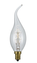 CAL Lighting LB-7148-25W - Edison Bulb,E12,120V,C10,150 Lumen