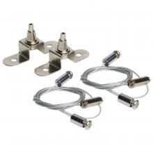 Nuvo 65/919 - Suspension Kit for dual T8 lamp ready fixture channel, 3ft. 3in.